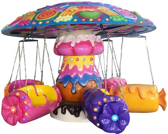 BAR-FY12c Candy Mini Spinning Chair Swing Rides for Kids Cheap